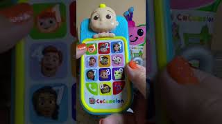 🌈❤️COCOMELON JJ’s FIRST LEARNING PHONE ~ MUSICAL FUN AND LEARNING TOY  #shorts  #viral #trending