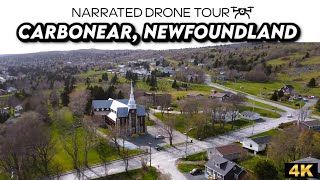 🌊 Spectacular 4K Drone Footage Over Carbonear, Newfoundland 🚁🏞️ | Coastal Aerial Views