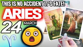 Aries ♈😲DESTINY! THIS IS NO ACCIDENT IT’S FATE!👀 horoscope for today MARCH 24 2026 ♈ #aries tarot