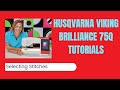 Husqvarna Viking Brilliance 75Q Selecting Stitches - A MUST WATCH!