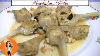 Alcachofas al Ajillo | Receta de Cocina en Familia