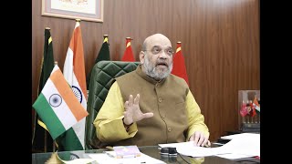 HM Shri Amit Shah addresses the 50th Statehood Day celebrations of Tripura via VC (21 Jan 2022).