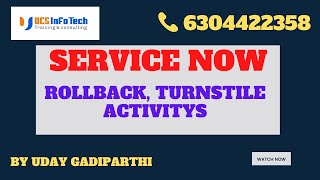 Rollback, Turnstile activitys in Workflow explained in detail by Uday Gadiparthi