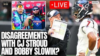 CJ Stroud \u0026 Bobby Slowik Argument? Latest Texans Offensive Coordinator News