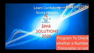 Trimorphic number program/