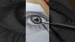 How to draw realistic eye || realistic eye drawing sketch / #shorts #viral #eyes