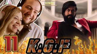 KGF Chapter 2 Rocky CEO Of INDIA Scene | Reena Pregnant | KGF 2 Movie Reaction | Part 11 | Hindi