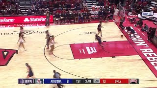 UNLV Lady Rebels vs. Arizona Women's Basketball Highlights | 2023-24 Season