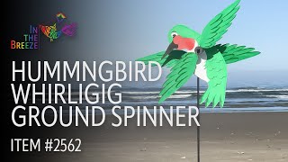 Hummingbird Whirligig Ground Spinner - In the Breeze