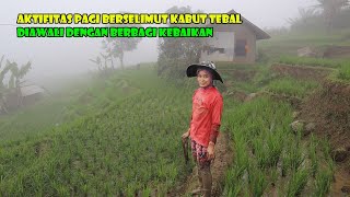 Suasana Pagi Yang Indah, Di Awali Dengan Berbagi Kebaikan, Heboh Warga Kampung Di Sawer Duit.....