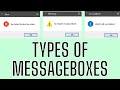 Types of Messagebox(es) in Tkinter GUI - Python || AV Creators