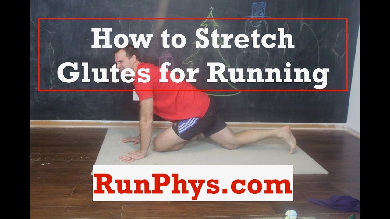 Glute Stretch For Runners - YouTube