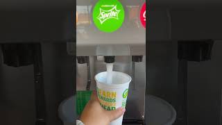 Unlimited drinks refill ASMR #shorts #asmr #satisfying