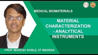 Material characterization - Analytical instruments