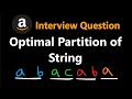 Optimal Partition of String - Leetcode 2405 - Python