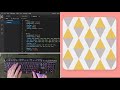 ASMR Programming - Coding Triangle Pattern - No Talking
