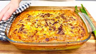 The most delicious casserole recipe! This recipe is a real treasure! Just grate the potatoes!