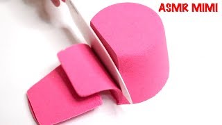 【ASMR】キネティックサンドをナイフ・フォークで心地よく Kinetic Sand Satisfying and Relaxing Compilation Sound binaural