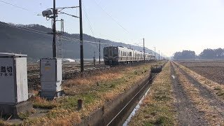 E721系＋701系 岩沼駅～槻木駅間にて