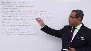 DBMS - Query Processing – Case Study
