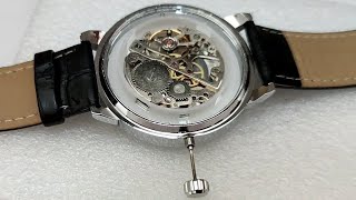 Cara melepaskan Crown Jam tangan Automatic Forsining Manual winding