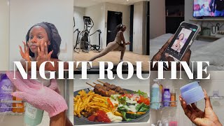 NIGHT ROUTINE | Ma routine du soir : Night shower, skincare, haircare, gym, editing… | Maguie