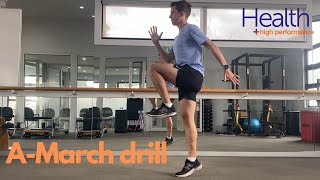 A March running drill | Melbourne Sports Chiropractor \u0026 Physiotherapist