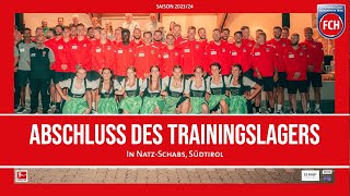 Abschluss des Trainingslagers in Natz-Schabs