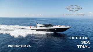 OFFICIAL Sunseeker Predator 74 Sea Trial