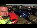 huge modified car show goes insane after surprise proposal