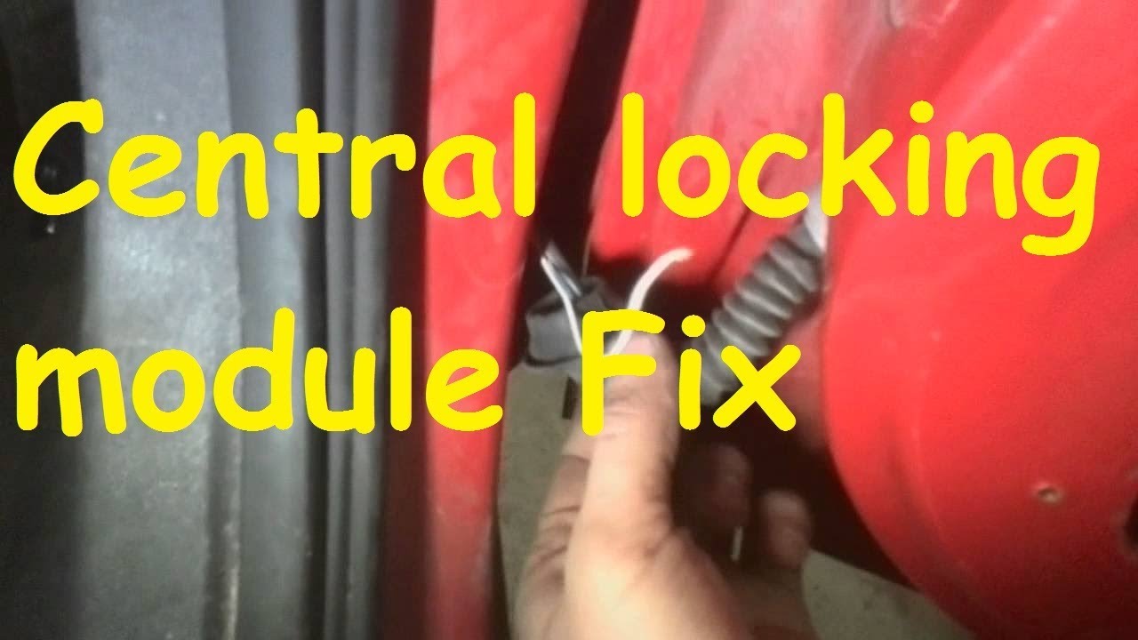 Vauxhall Zafira Central Locking Wiring Diagram