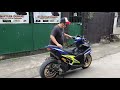 yamaha aerox version 1 with akrapovic full system exhaust sound check