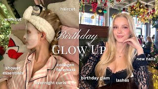 🧁24 HOUR BIRTHDAY GLOW UP-haircut, everything shower, glass skin, birthday glam, \u0026 new nails ˚˖𓍢ִ໋👸˚