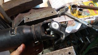 How to Uni Joint Replace Using Basic Tools Universal Joint Driveshaft Tailshaft Removal How to DIY