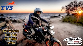 TVS Apache RTR 160 4V FI || First impression review || SR Motovlogs BD