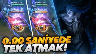 KAYN İLE İMKANSIZ TEKLEME TAKTİĞİ! | 0.00 SANİYEDE TEK ATAN KAYN | Zegabon