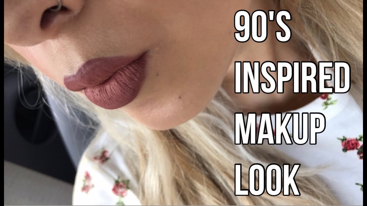 90 S Inspired Makeup Tutorial Youtube