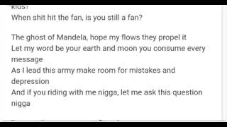 "Mortal man" kendrick Lamar lyrics