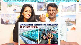 Most Luxurious Jammu Kashmir Train Journey in -8 ° Heavy Snowfall | Switzerland of India 🇮🇳