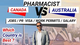Australia vs Canada || Which Country is Best for Pharmacist || Become Pharmacist in Australia Canada