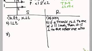 Geometry Proof Practice 1