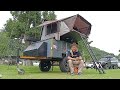 roof top tent overland 1.6 by maxxequip