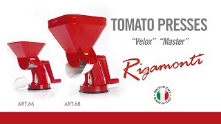 Rigamonti Pietro \u0026 figli - ART. 66-68 TOMATO PRESSES \