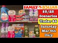 Family Dollar Couponing | $5/25 Scenarios | UNDER $6 | Saturday Mar 6th ONLY