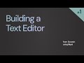 How Does a Word Processor Even Work? | Building a Text Editor in Rust | Part 1: Representing State