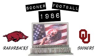 1987 Orange Bowl Game. Oklahoma v Arkansas. 1/01/1987. Full game. SD.