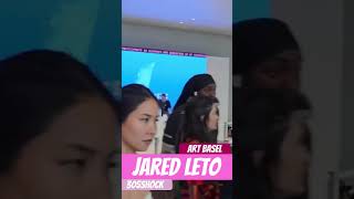 Jared Leto explores Art Basel  by @305shocktv @artbasel #jaredleto