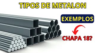 PRINCIPAIS TIPOS DE METALON I Veja exemplos de tubo de aço quadrado, retangular e redondo