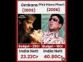 omkara vs phir hera pheri movie comparison box office collection viral trending shorts 2006