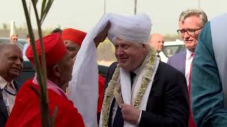 British PM Boris Johnson visits Gujarat Biotechnology University in Gandhinagar